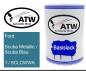 Preview: Ford, Scuba Metallic / Scuba Blau, 1 / 8CLCWWA: 500ml Lackdose, von ATW Autoteile West.